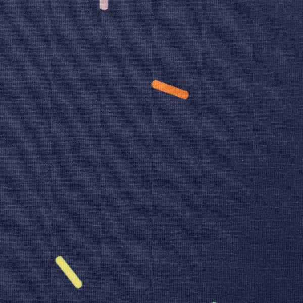 Baumwoll-Jersey Choose Happy Jersey by Käselotti Konfetti, blau